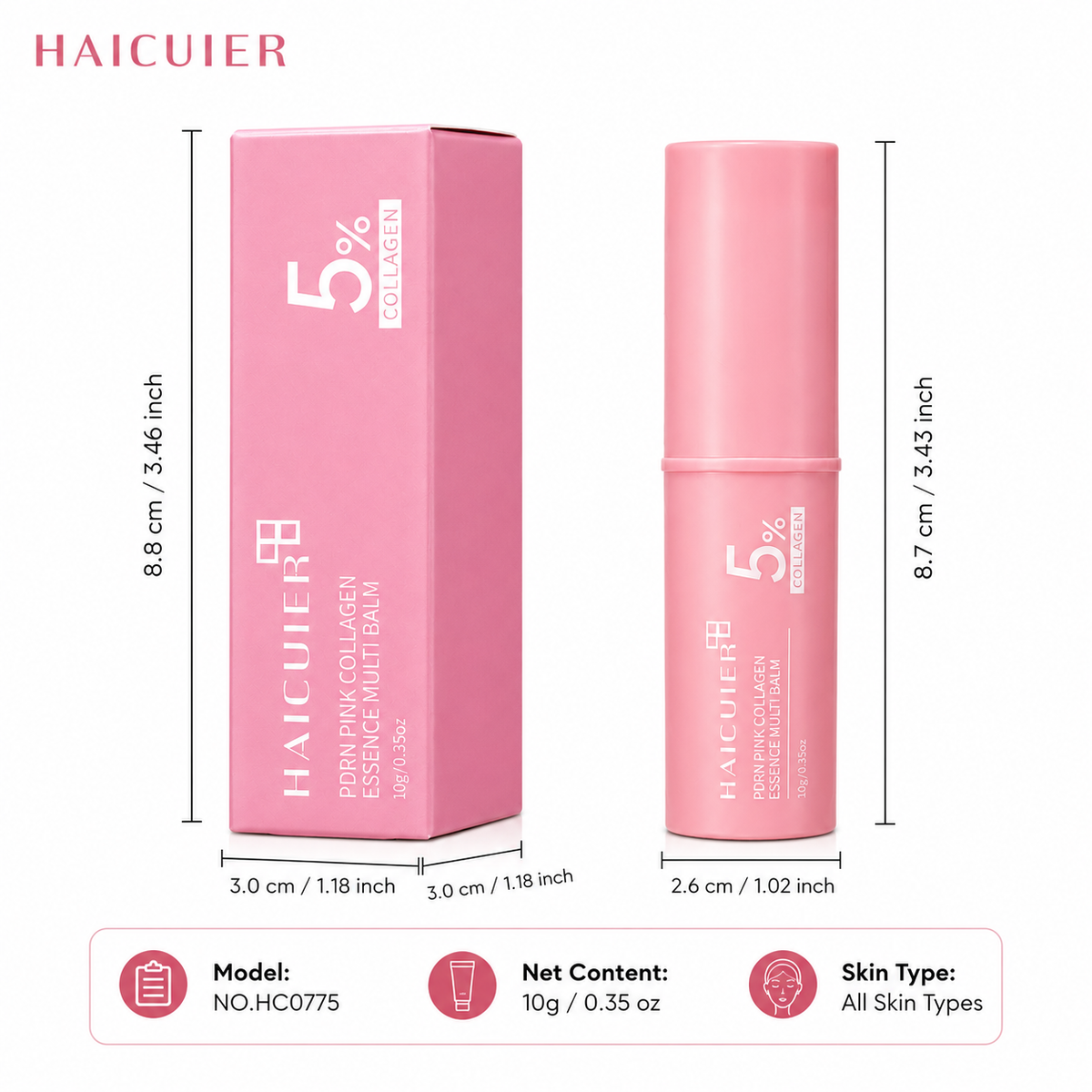 GlassGlow Glow Balm Stick – Fresh, Dewy-Looking Skin in One Stick